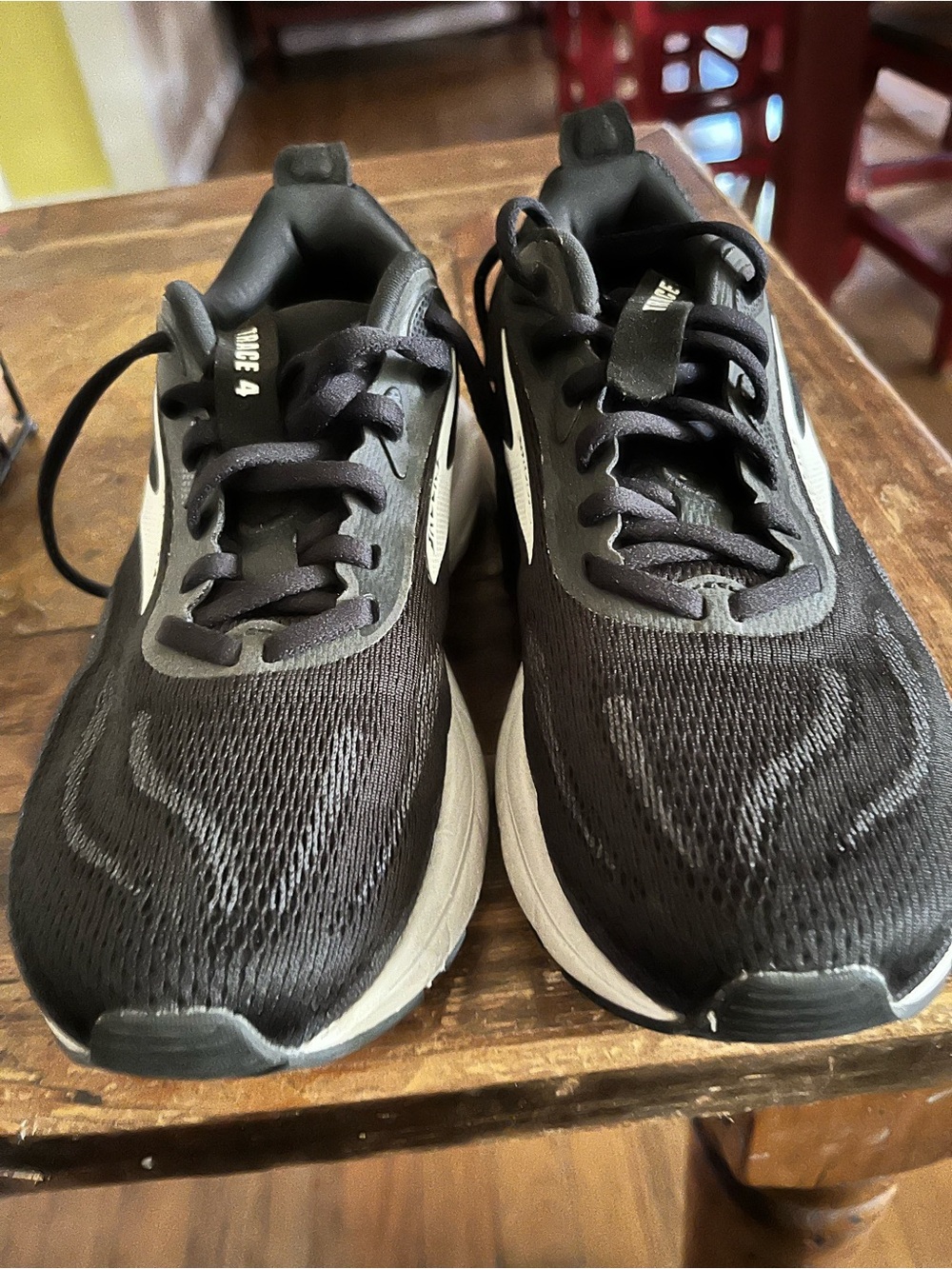 Brooks Women's Black and White Athletic Running Shoes